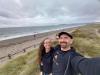 wir in Pwllheli: am Strand von Pwllheli