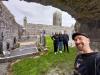 wir in der Clare Abbey: in der Clare Abbey in Clarecastle bei Ennis
