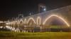 Die Ponte de Lima mit Beleuchtung: Die Ponte de Lima abends mit Beleuchtung
