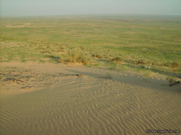die Wüste Gobi in der südöstlichen Mongolei